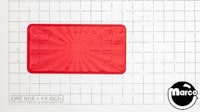 Insert - rectangle 2.243" s/b trp-red