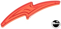Insert - lightning curved large red 5-1/16 inch