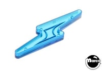 Playfield insert - lightning bolt large blue