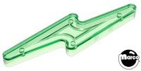 Playfield insert - lightning bolt small green