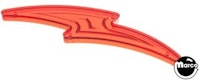 Insert - lightning curved large red 5-1/16 inch
