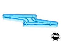 Playfield insert - lightning bolt small blue