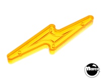 Playfield insert - lightning bolt orange