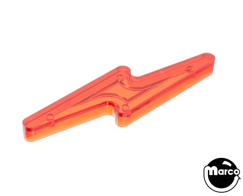 Insert - lightning bolt small amber 2-7/8 inch
