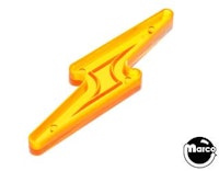 Playfield insert - lightning bolt orange