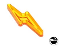 Playfield insert - lightning bolt orange
