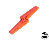 Insert - lightning bolt small amber 2-7/8 inch