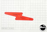 Insert - lightning bolt small amber 2-7/8 inch
