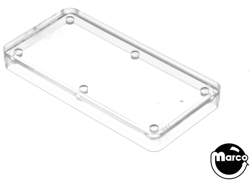 Insert - rectangle 2-1/4 x 1-1/8 clear plain USE 550-5049-01