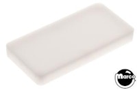 Insert rectangle 2-1/4 inch white