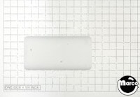 Insert rectangle 2-1/4 inch white
