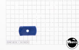 Target face oblong blue opaque