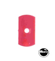 Target oblong stat-op red plastic only