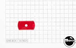 Target face oblong red opaque