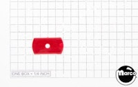 Target oblong stat-op red plastic only