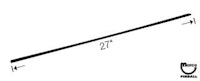 Trim side channel - 27 inch translite top