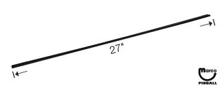Trim Side Channel - 27 Inch Translite Top