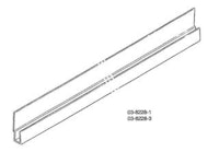 Trim side channel - 27 inch translite top
