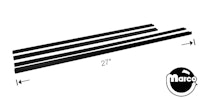 Backglass trim kit - Williams WPC/System 11