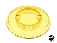 Pop bumper cap - yellow transparent