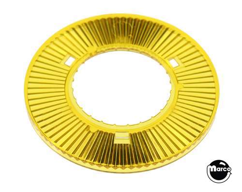 Pop bumper collar - yellow trans C-1018-3 0017-00042-0403