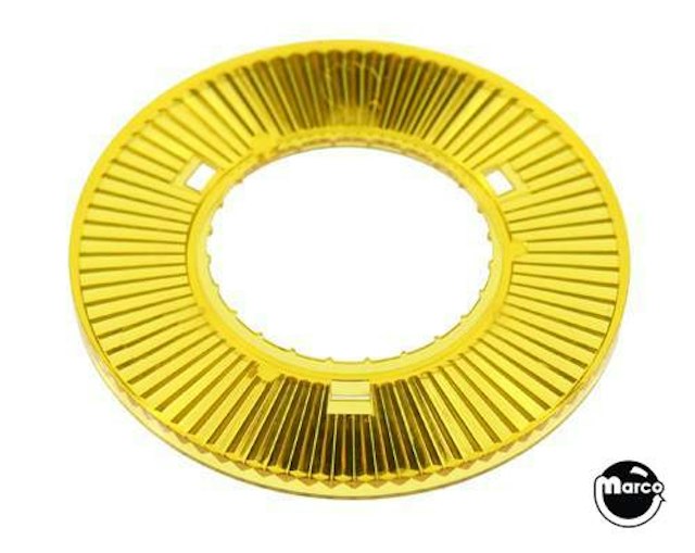 Pop bumper collar - yellow trans C-1018-3 0017-00042-0403