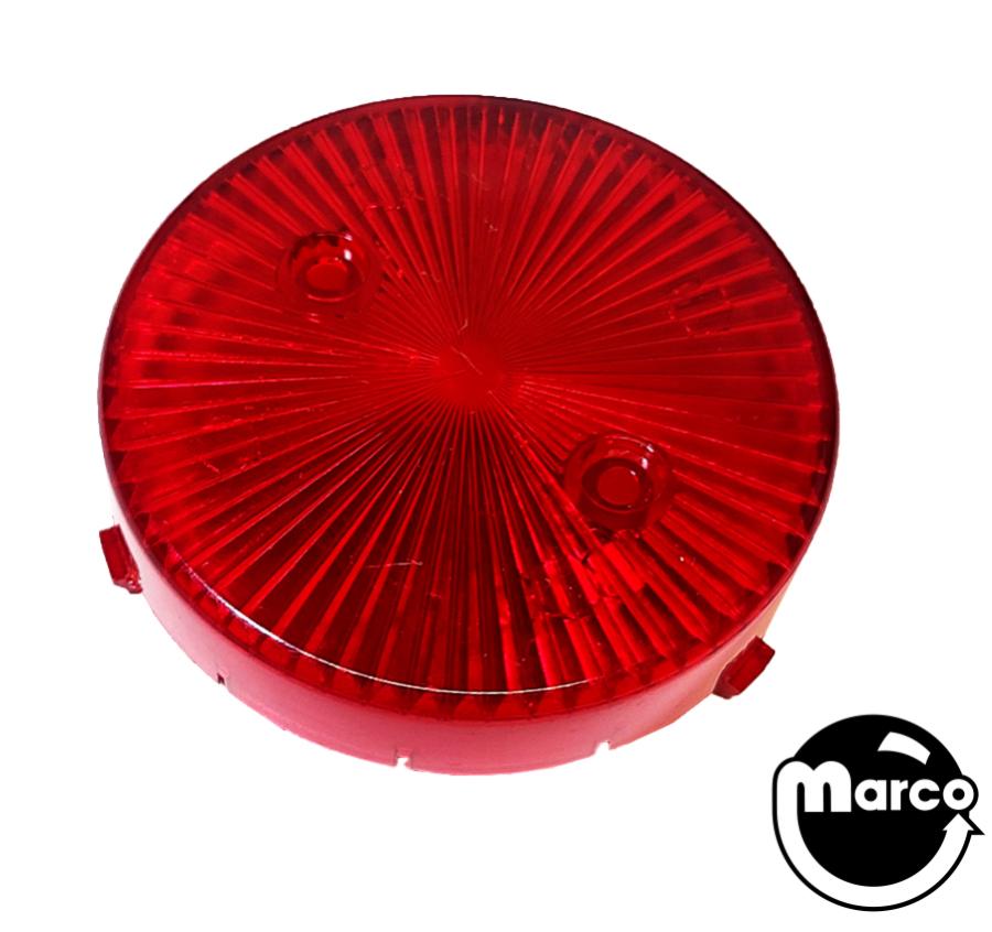 Pop bumper cap snap - transparent red C-1014-1