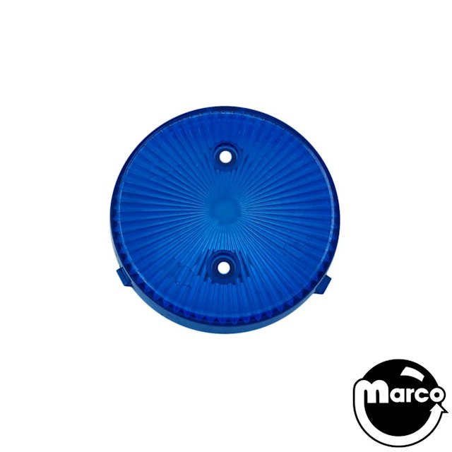 Pop bumper snap cap - transparent blue