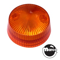Pop bumper cap - deep orange trans.
