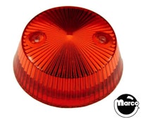 Pop Bumper cap - deep red trans.