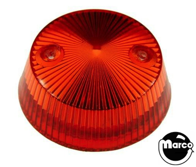 Pop bumper cap - deep red trans.