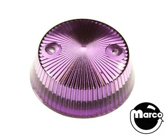 Pop bumper cap - deep violet trans.