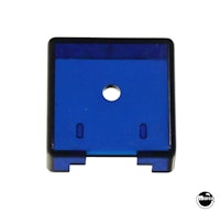 Target face - 3D square blue transparent