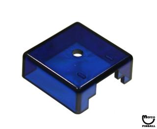Target face - 3D square blue transparent