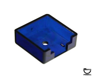 Target face - 3D square blue transparent