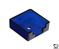 Target face - 3D square blue transparent