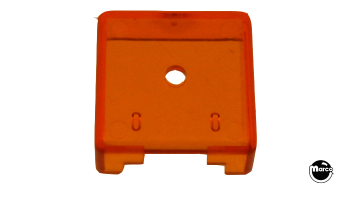 Target face - 3D square orange transparent