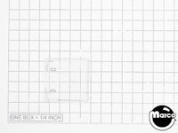 Target face - 3D square clear