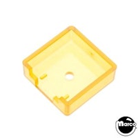 Target face - 3D square yellow transparent