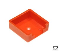 Target face - 3D square orange