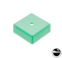 Target face - 3D square green opaque