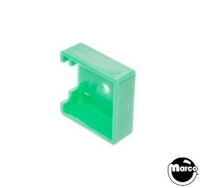 Target face - 3D square green opaque
