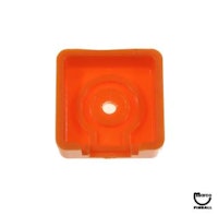 Target face - square orange translucent