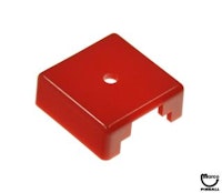 Target face - 3D square red opaque