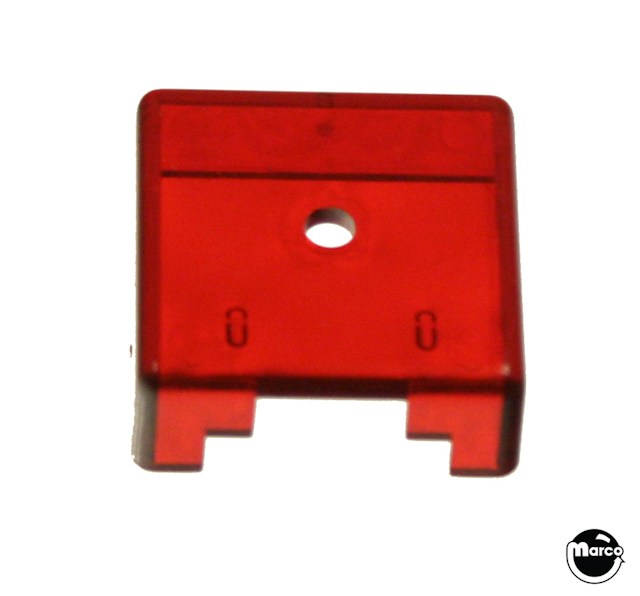 Target face - 3D square red transparent