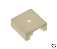 Target face - 3D square white opaque