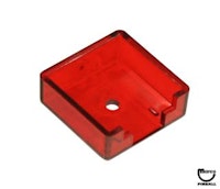 Target face - square red transparent