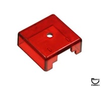 Target face - square red transparent