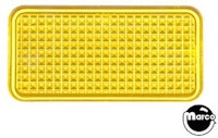 Playfield insert - rectangle 3/4 x 1-1/2 stippled yellow