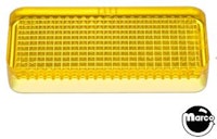 Playfield insert - rectangle 3/4 x 1-1/2 stippled yellow